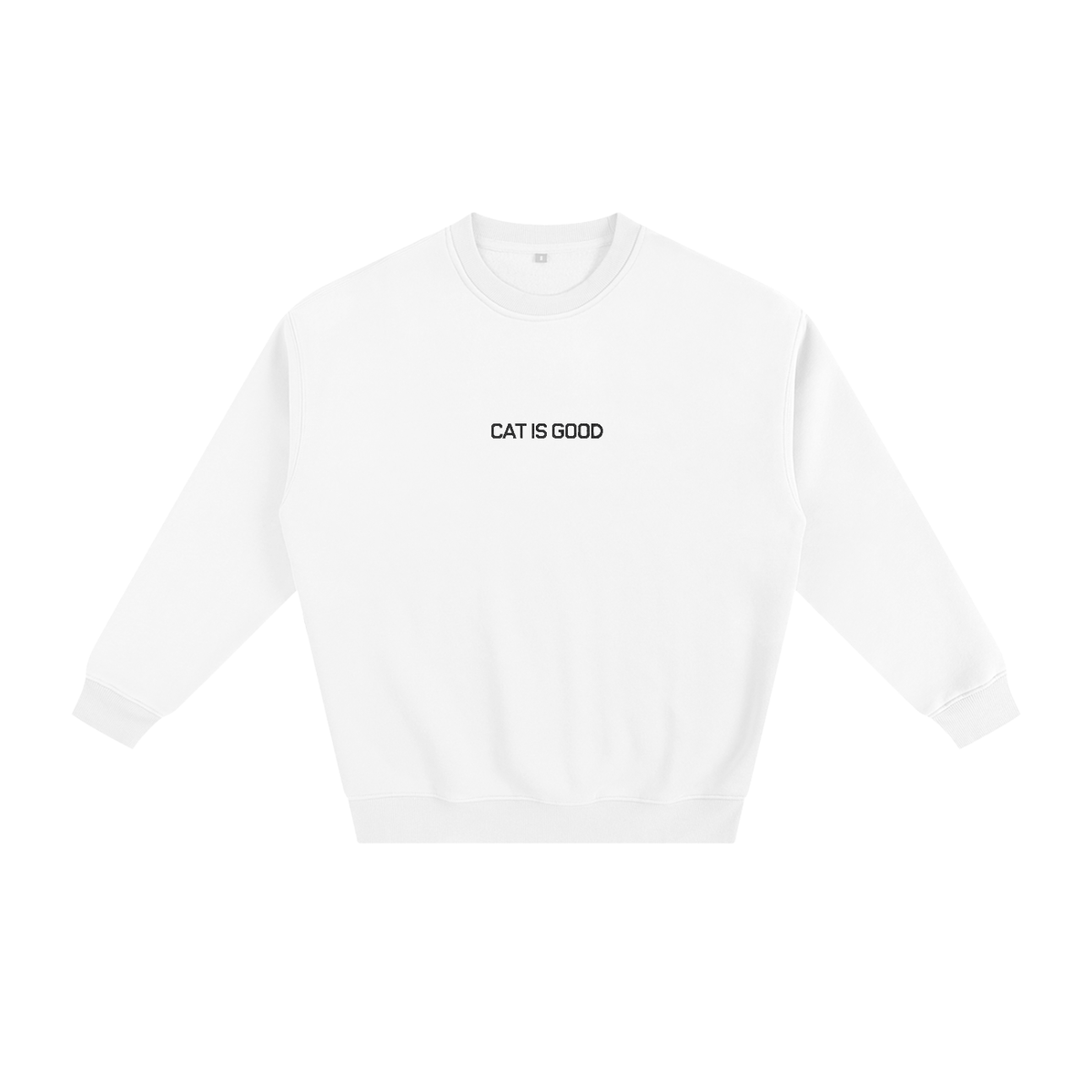 Cat Is Good Unisex Fleeced Sweatshirt