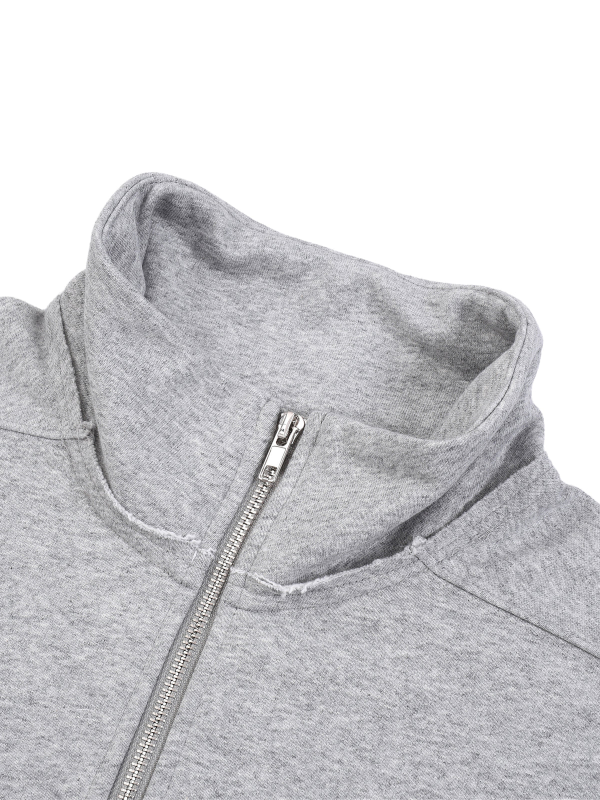 Cute To See Unisex Half-Zip Rolled Edge Fleece Sweatshirt ( Purple Eyes )