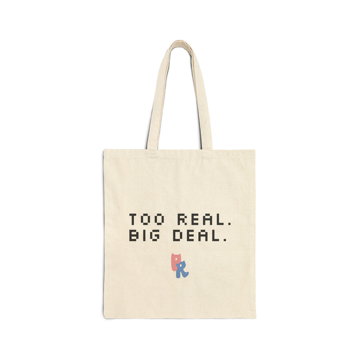Purr Real Cotton Tote Bag