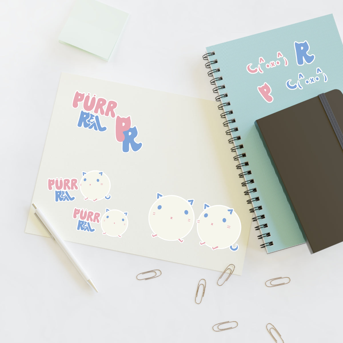 Purr Real Cat Sticker Sheets