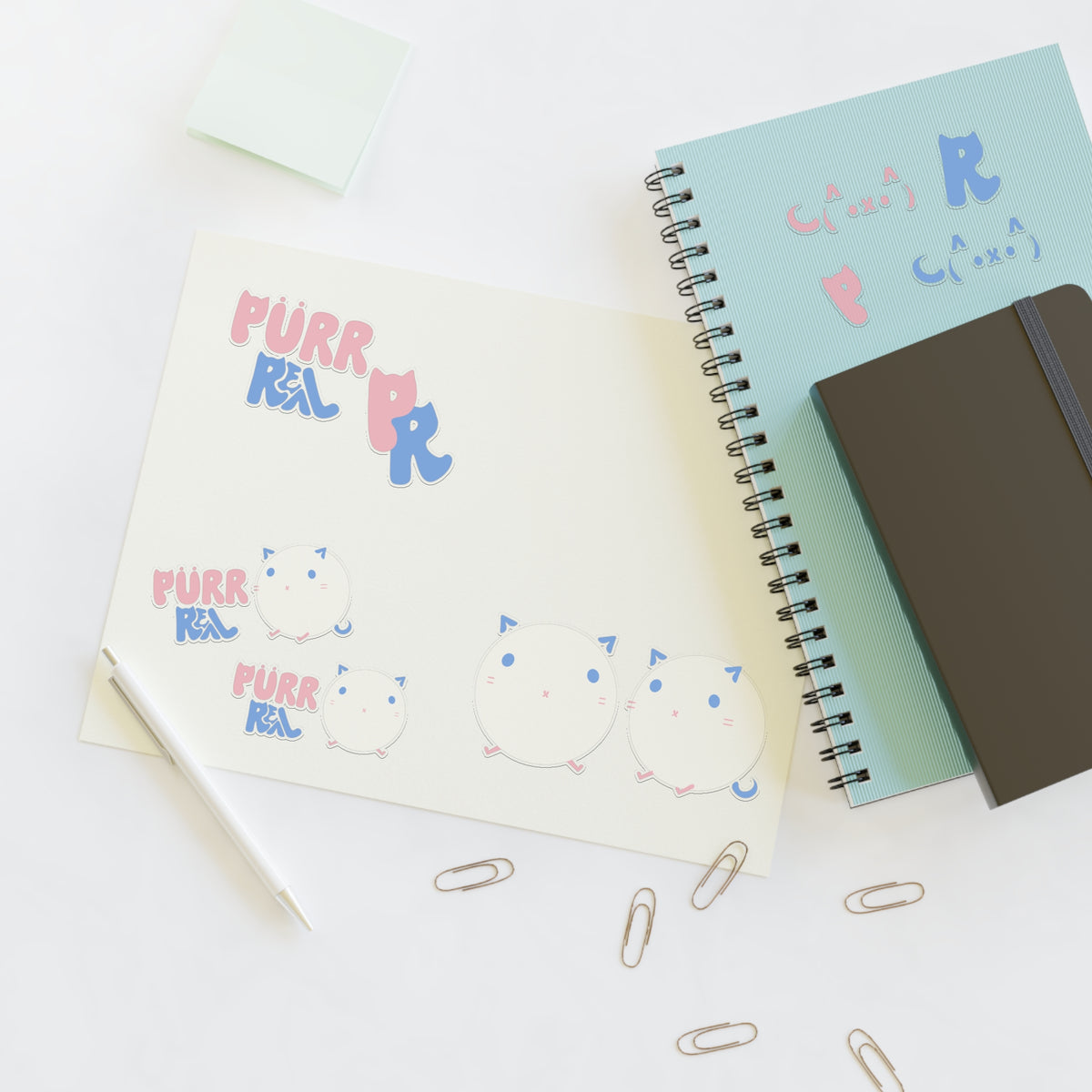 Purr Real Cat Sticker Sheets