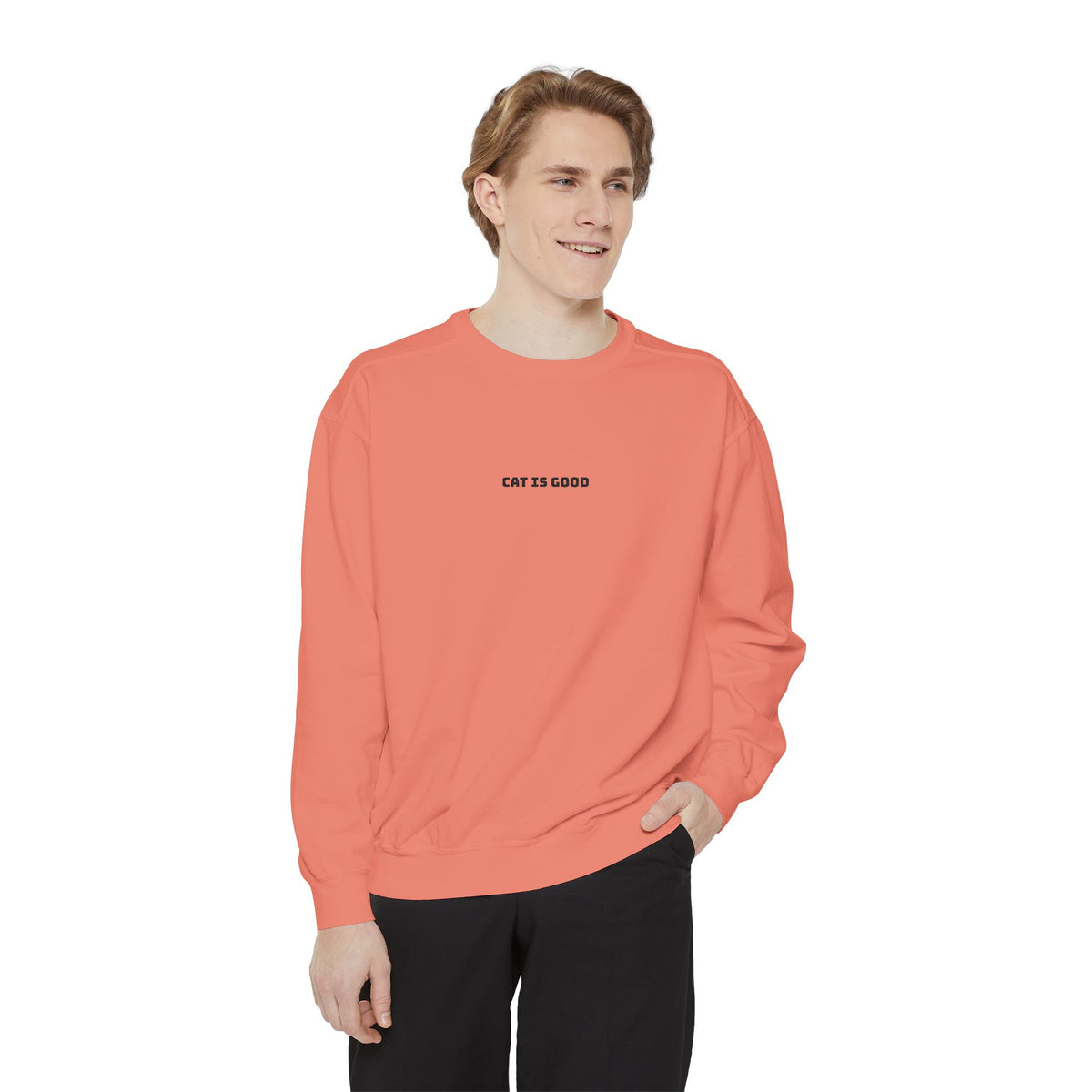 "Cat Is Good" Crewneck Sweatshirt