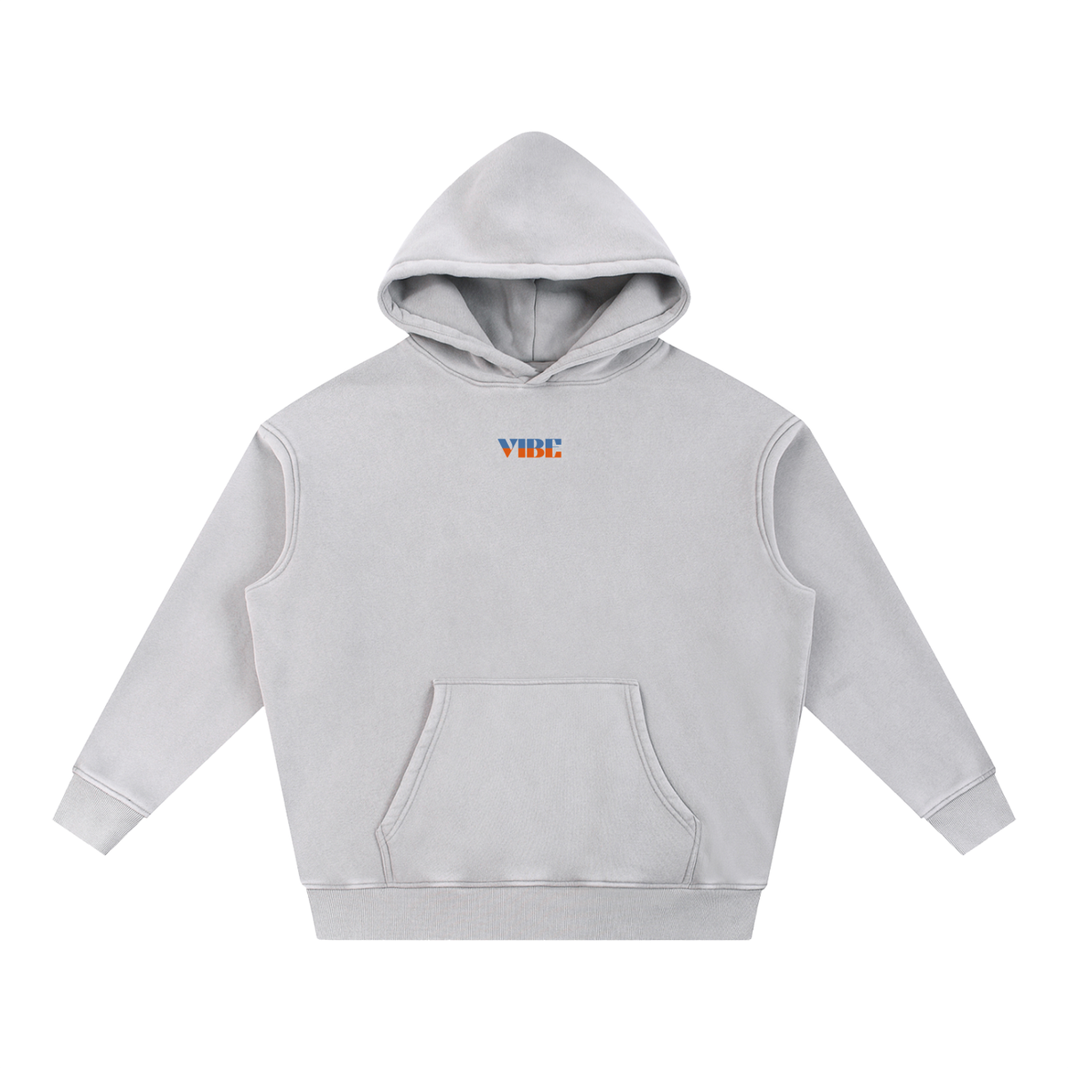 VIBE Snow Wash Fleece Oversize Hoodie