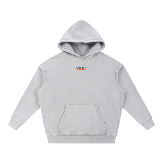 VIBE Snow Wash Fleece Oversize Hoodie