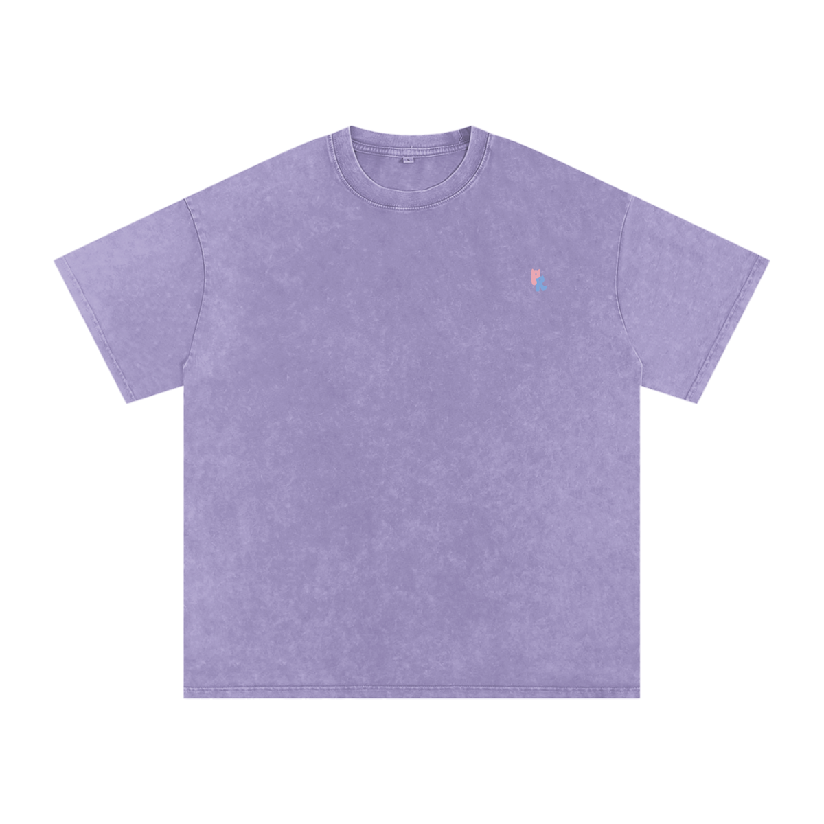 Purr Real Snow Washed Oversized T-Shirt