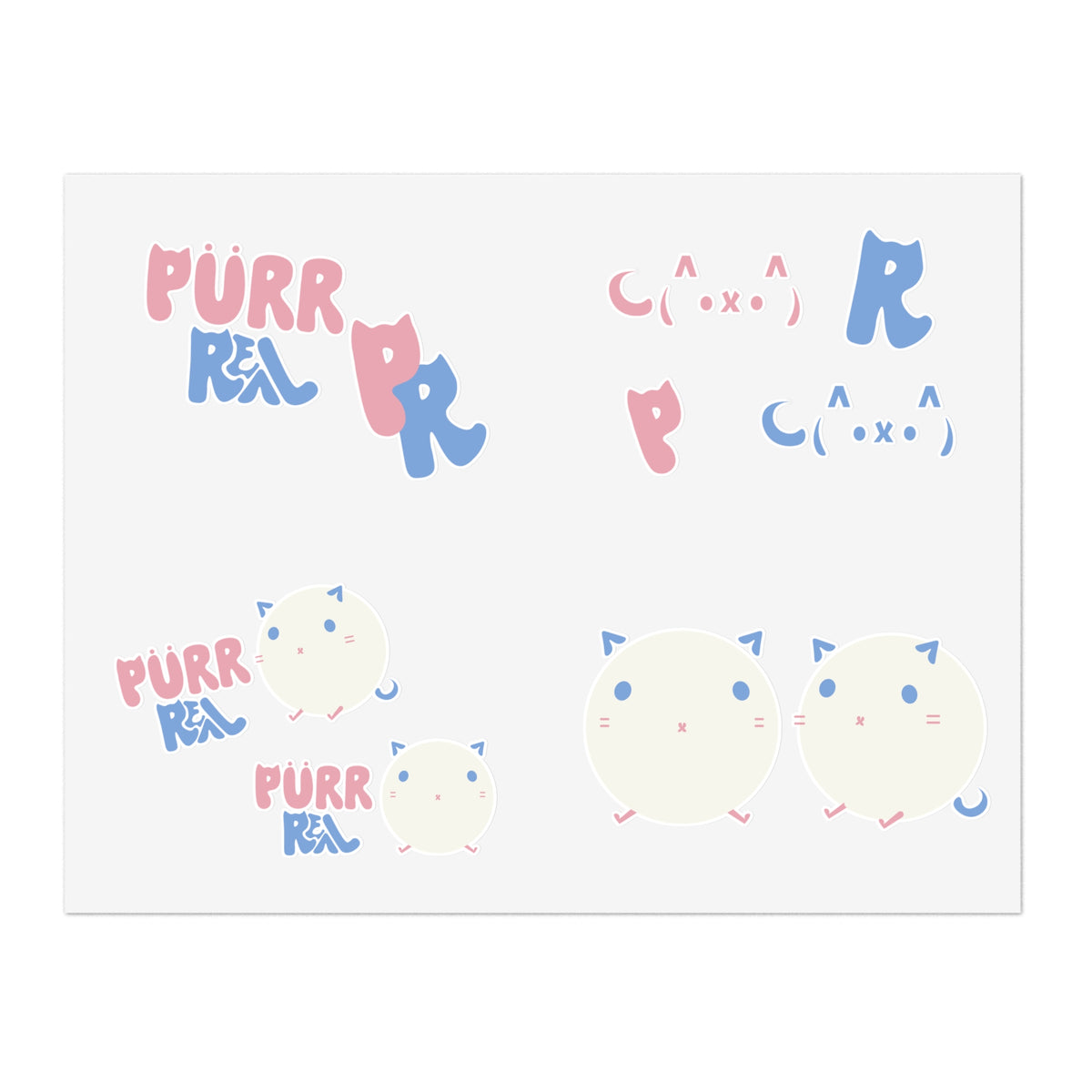 Purr Real Cat Sticker Sheets