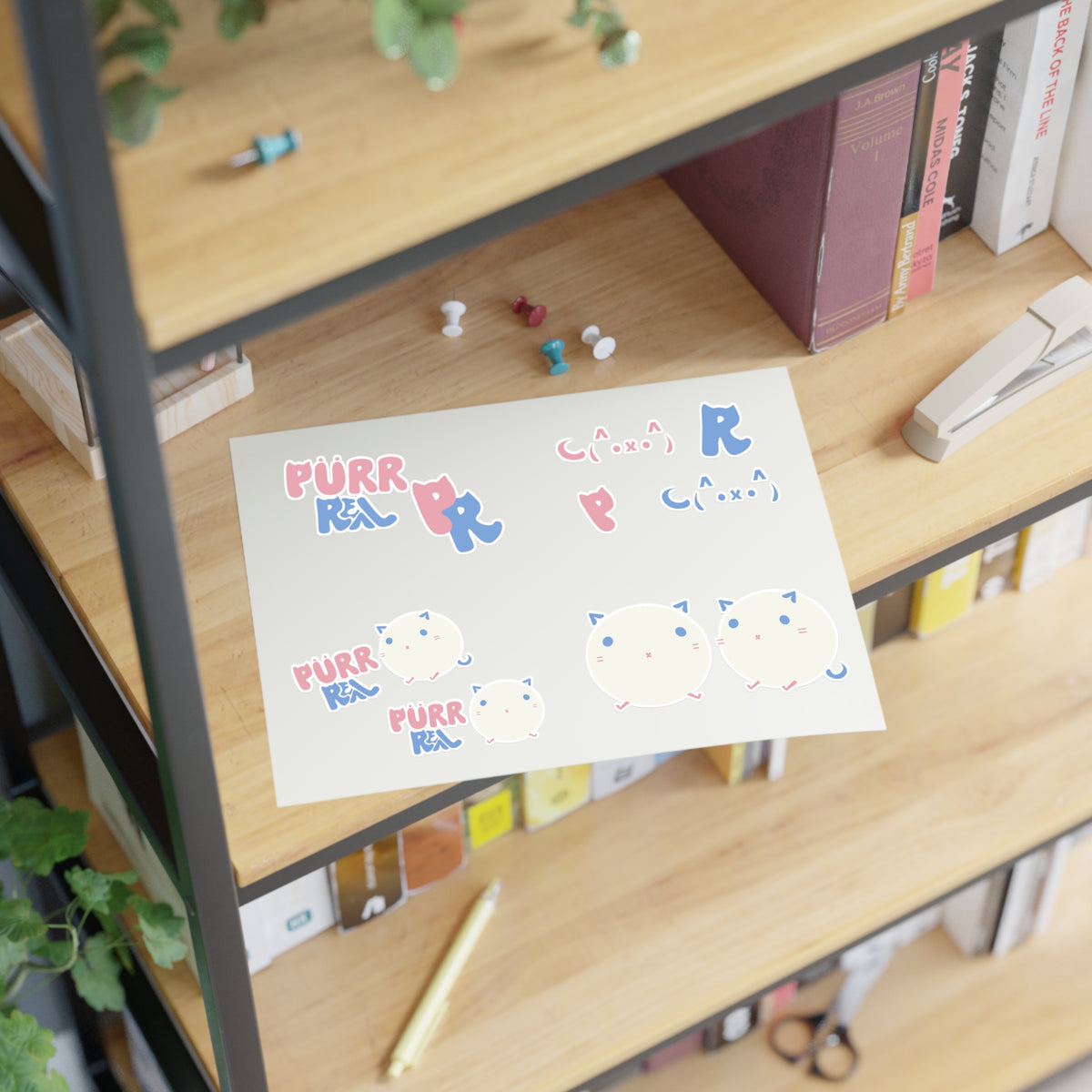 Purr Real Cat Sticker Sheets