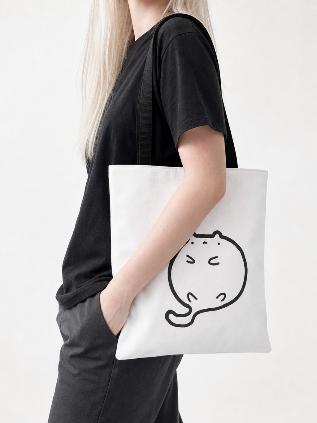 Cat Is Good Tote Bag