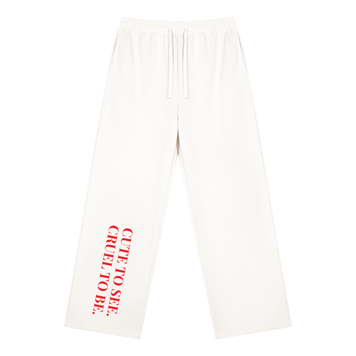 Cute To See Unisex Straight Leg Sweatpants
