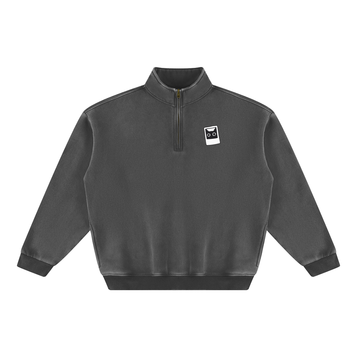 Halloween — Pumpkin Purr Unisex Vintage Wash Fleece Sweatshirt