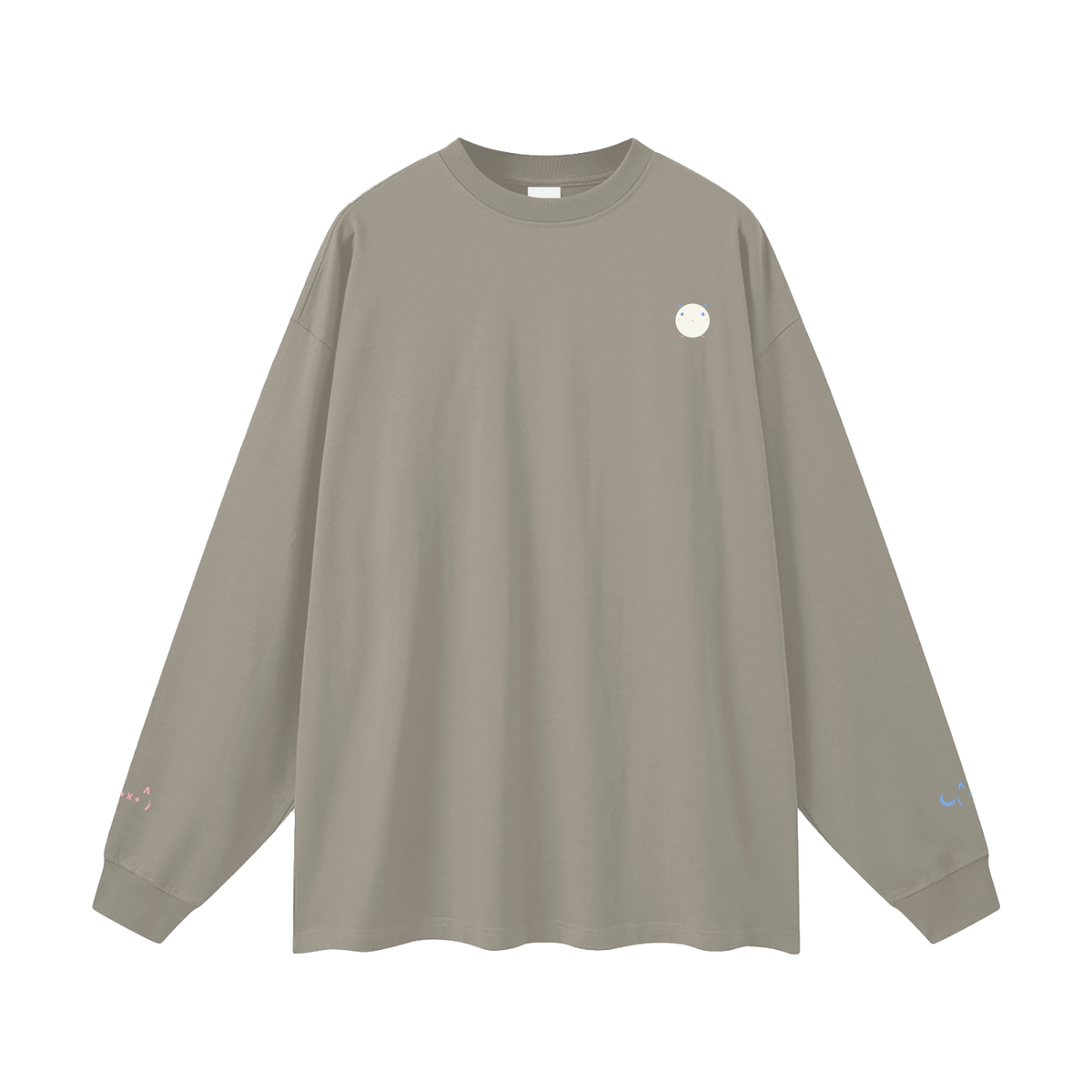 Purr Real Oversized Unisex Long Sleeve T-Shirt