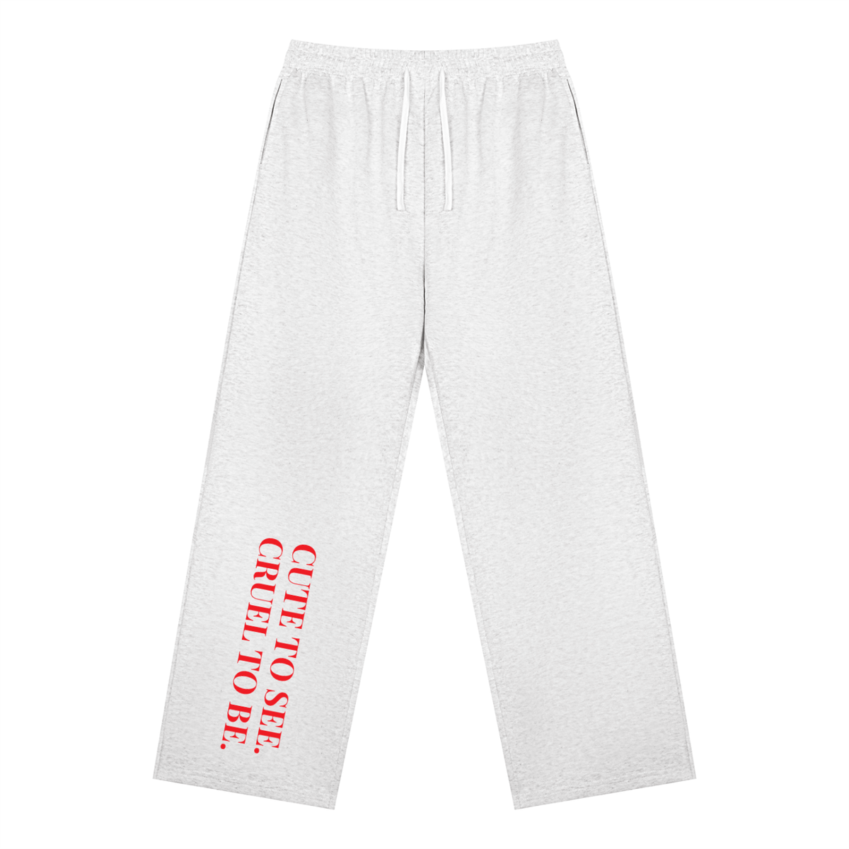 Cute To See Unisex Straight Leg Sweatpants
