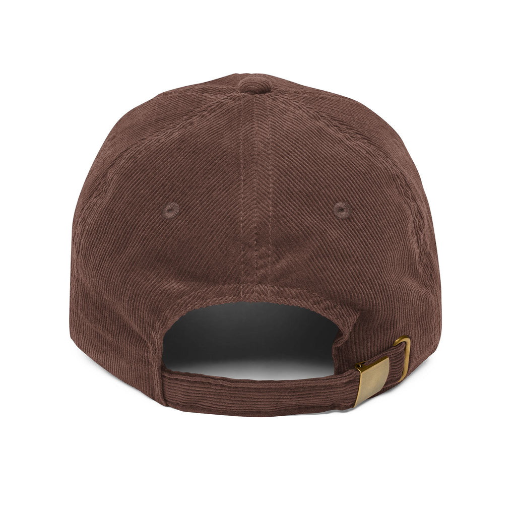 Cat Is Good Embroidered Corduroy Cap