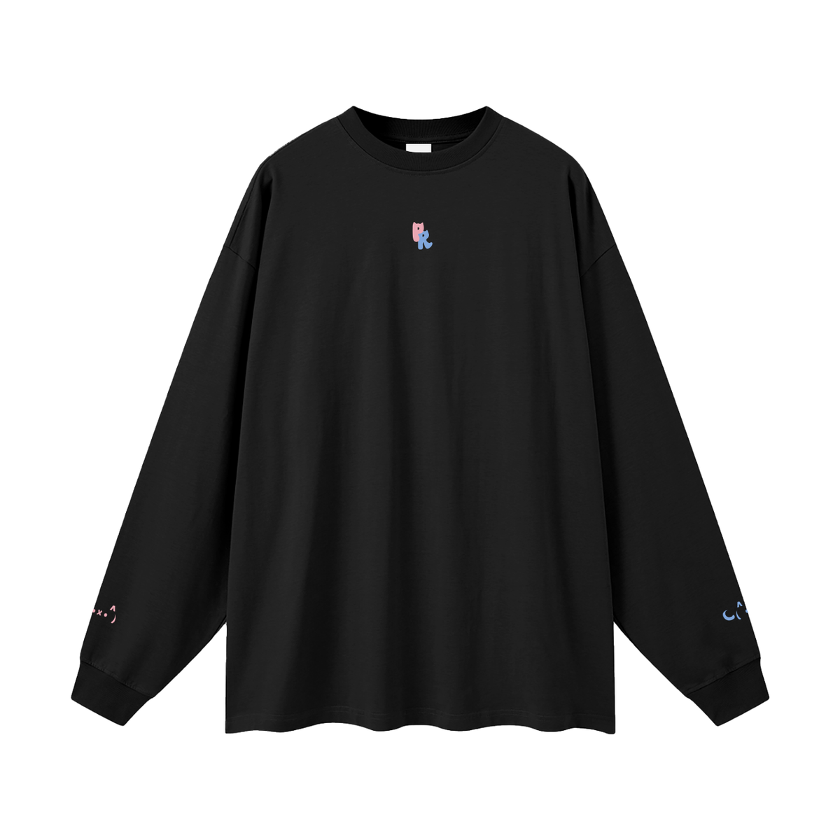 Purr Real Oversized Long Sleeve T-Shirt