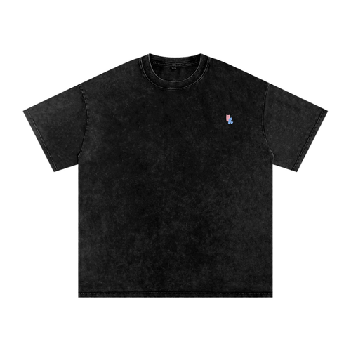 Purr Real Snow Washed Oversized T-Shirt