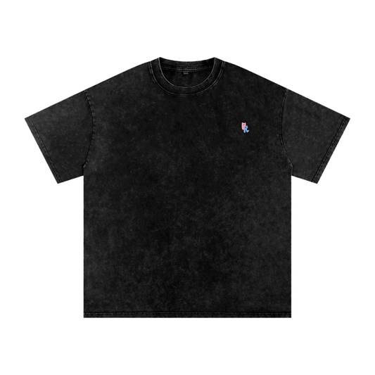 Purr Real Snow Washed Oversized T-Shirt