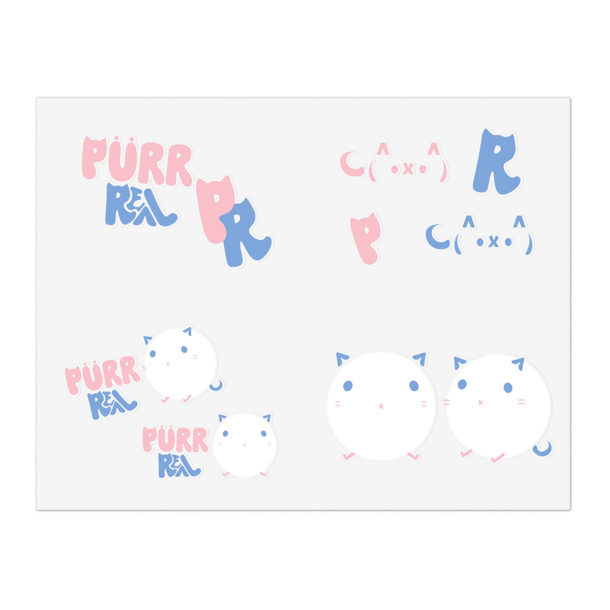 Sticker — Purr Real Cat Sticker Sheets