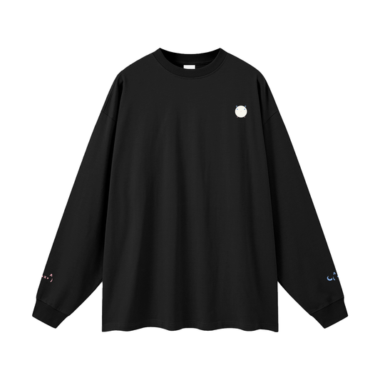 Purr Real Oversized Unisex Long Sleeve T-Shirt