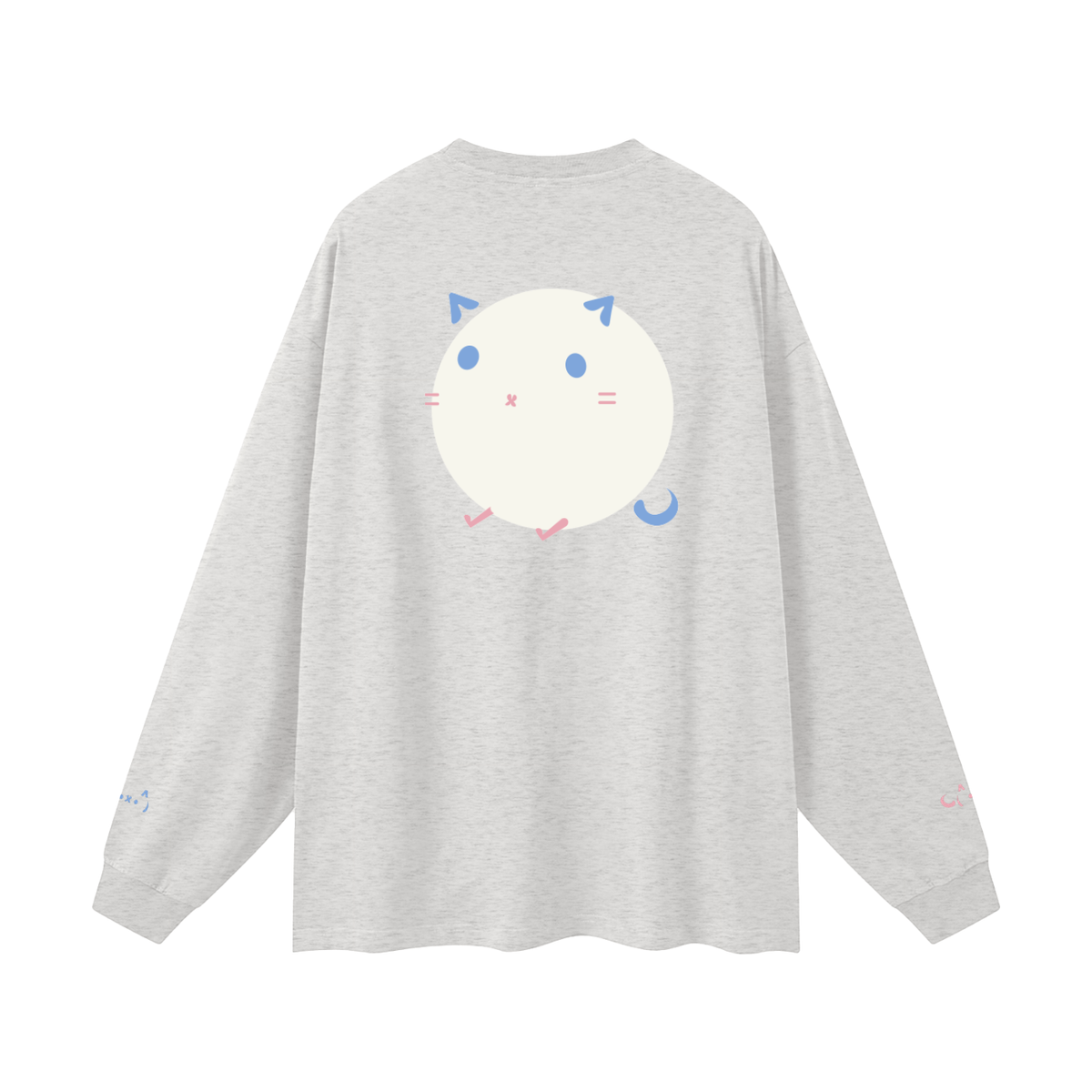 Purr Real Oversized Long Sleeve T-Shirt