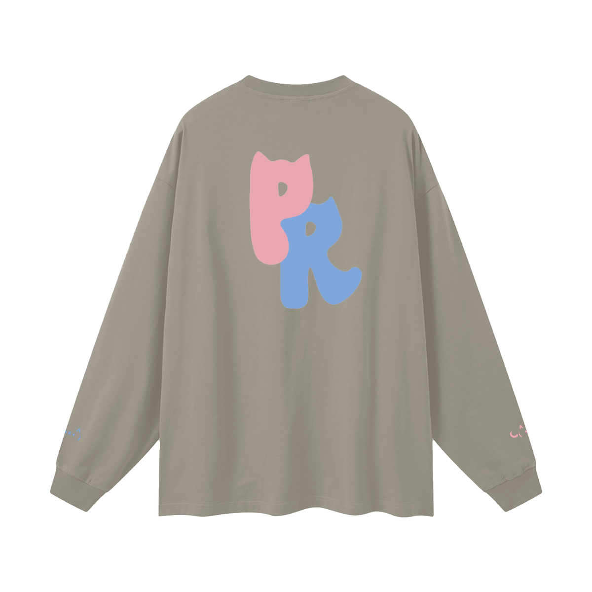 Purr Real Oversized Unisex Long Sleeve T-Shirt