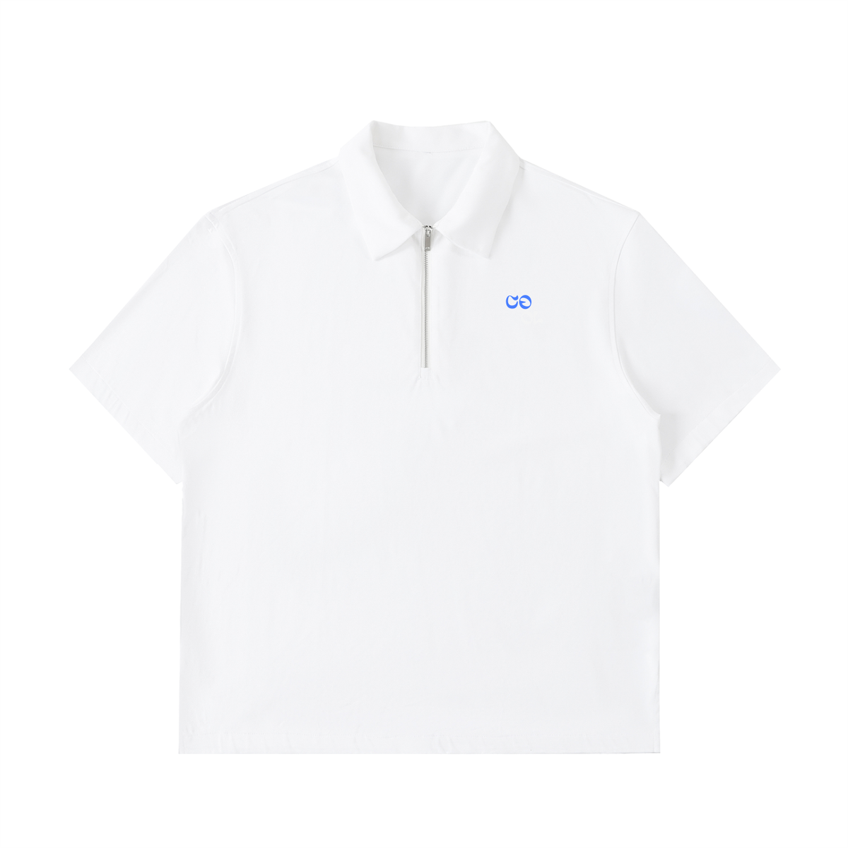 COOL Half-Zip Cotton Polo Shirt