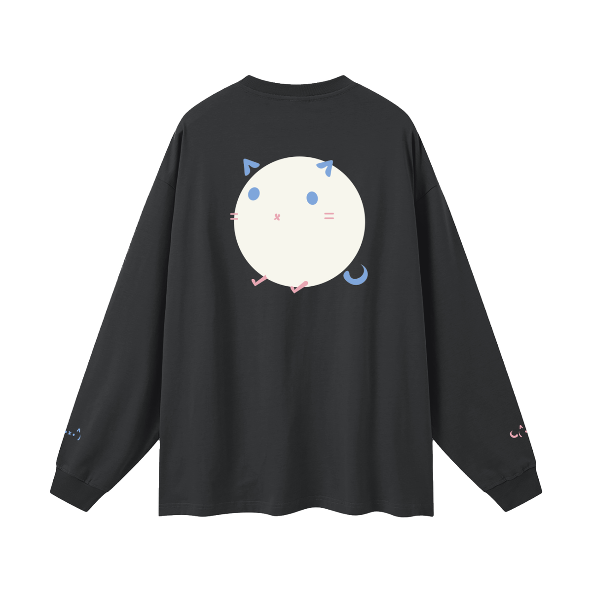 Purr Real Oversized Long Sleeve T-Shirt