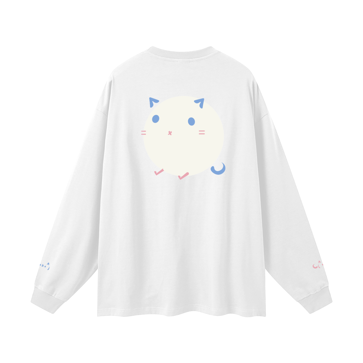 Purr Real Oversized Long Sleeve T-Shirt