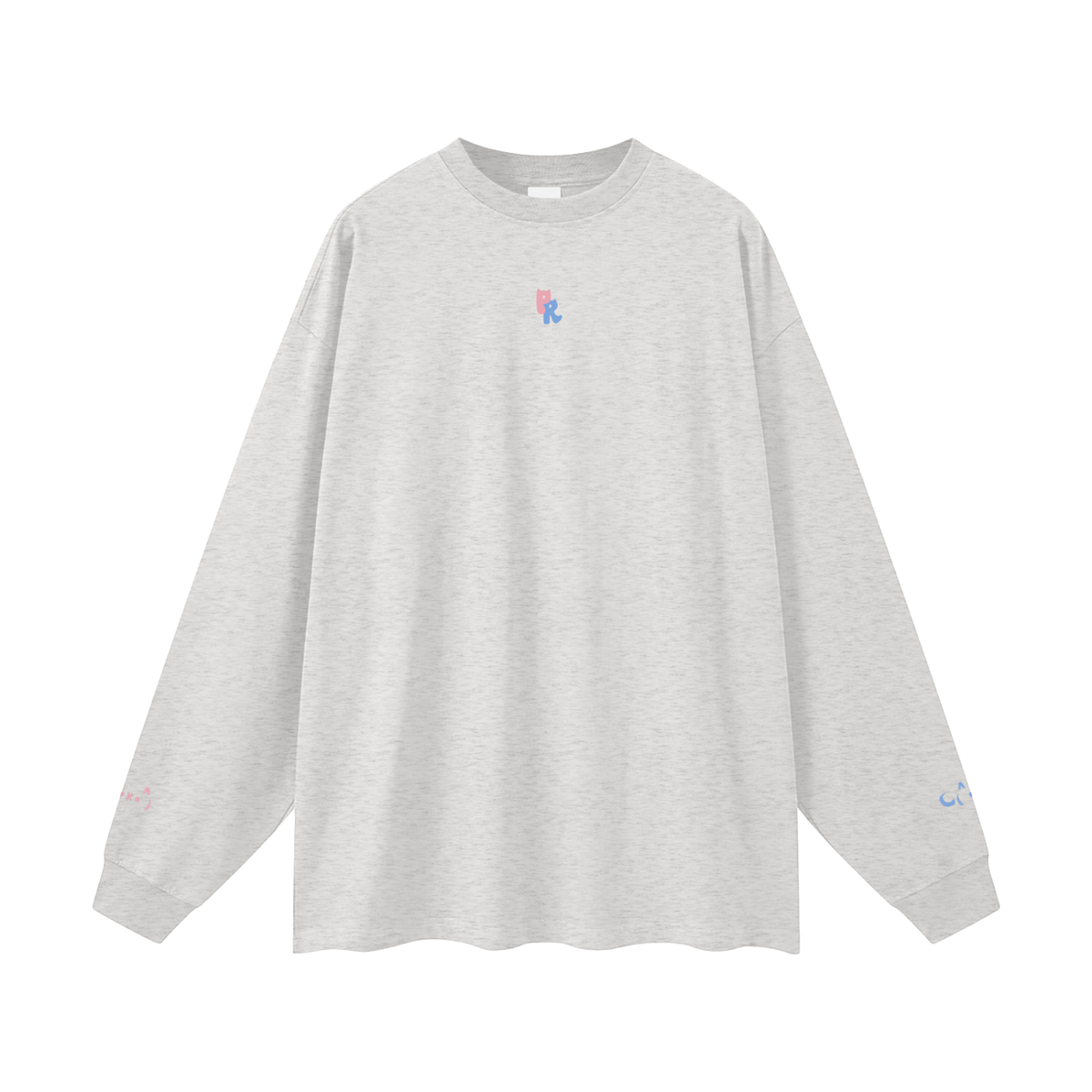 Purr Real Oversized Long Sleeve T-Shirt